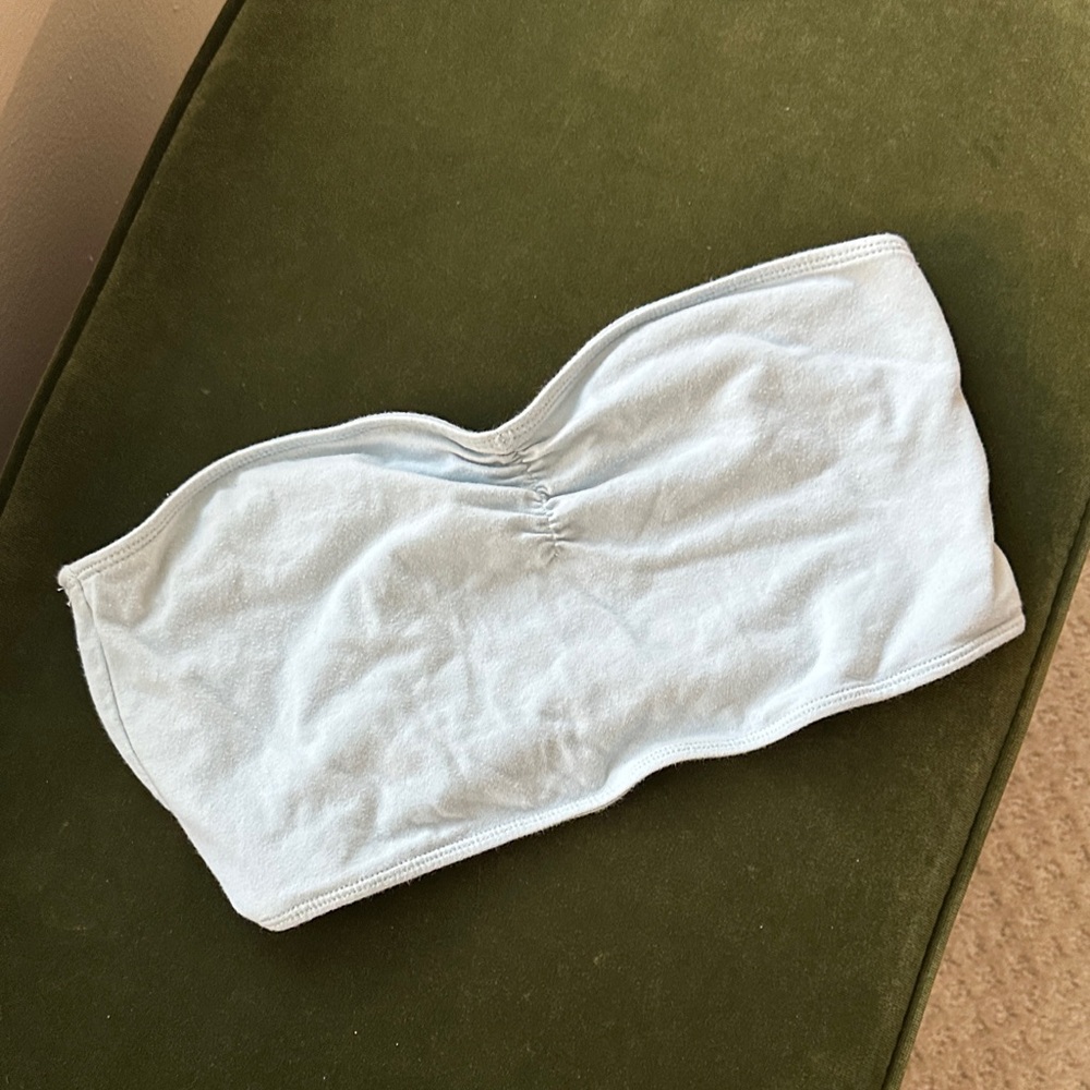 Baby Blue PacSun Bandeau Top